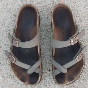 Birkenstock mayari leather straps sandals